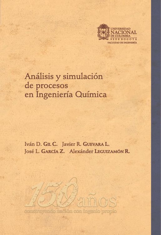 Produktbild: An&aacute;lisis y simulaci&oacute;n de procesos en ingenier&iacute;a qu&iacute;mica