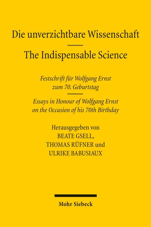 Produktbild: Die unverzichtbare Wissenschaft &ndash; The Indispensable Science
