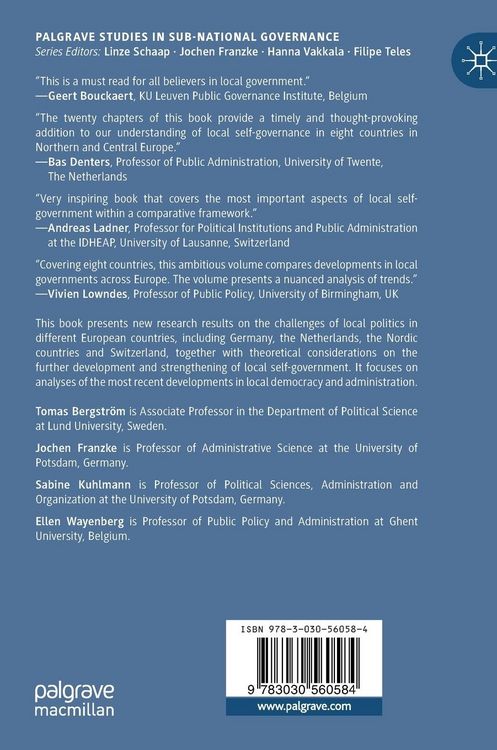Produktbild: The Future of Local Self-Government