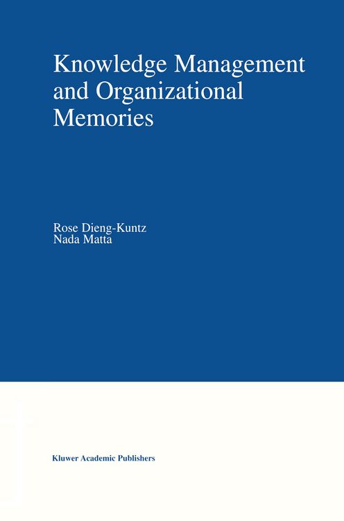 Produktbild: Knowledge Management and Organizational Memories