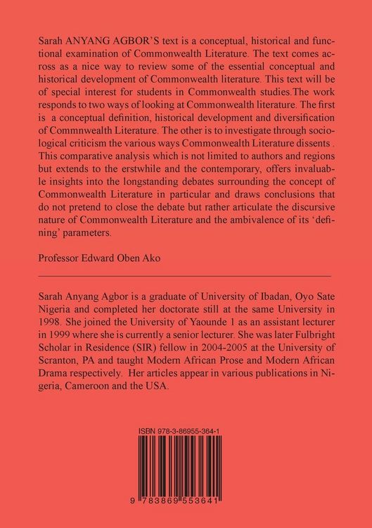 Produktbild: Critical Perspectives on Commenwealth Literature