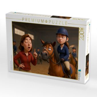 Produktbild: CALVENDO Puzzle Jaja, Hacken tief - Reitstunde | 2000 Teile Lege-Gr&ouml;&szlig;e 90x67cm Foto-Puzzle f&uuml;r gl&uuml;ckliche Stunden