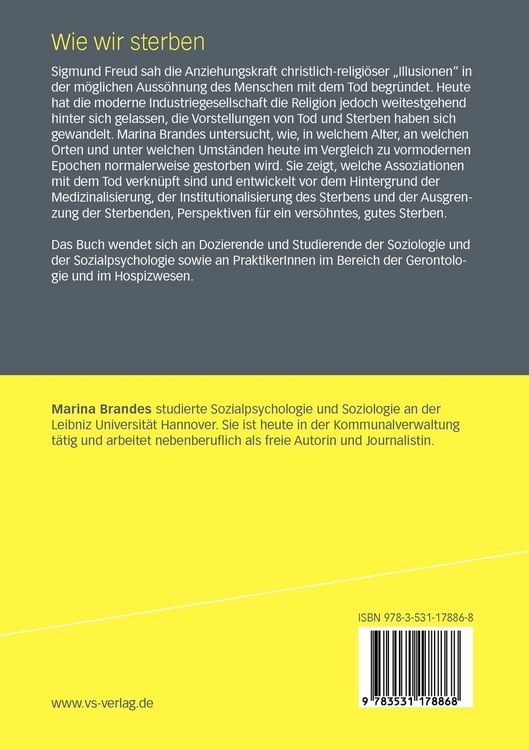 Produktbild: Wie wir sterben