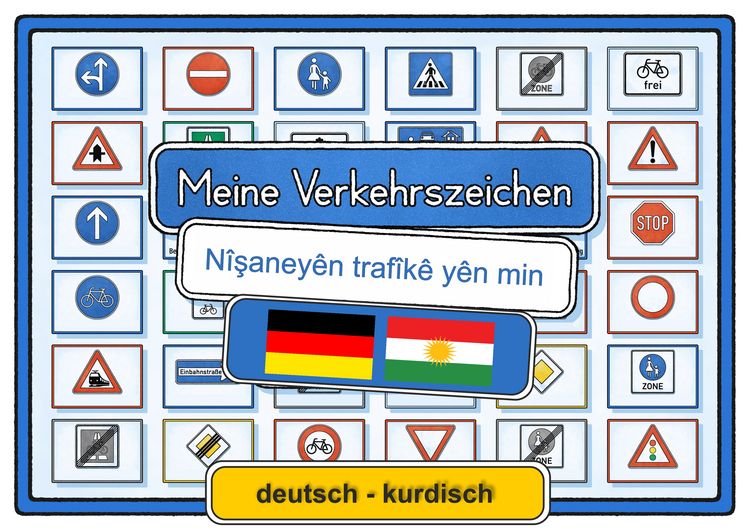 Produktbild: Meine Verkehrszeichen deutsch - kurdisch
