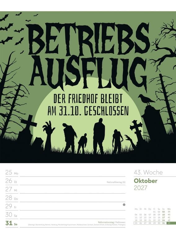Produktbild: Klartext Spr&uuml;chekalender Wochenplaner 2027