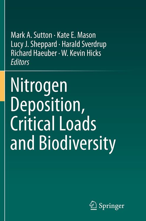 Produktbild: Nitrogen Deposition, Critical Loads and Biodiversity
