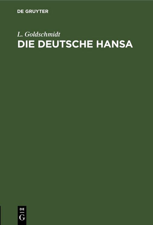 Produktbild: Die deutsche Hansa