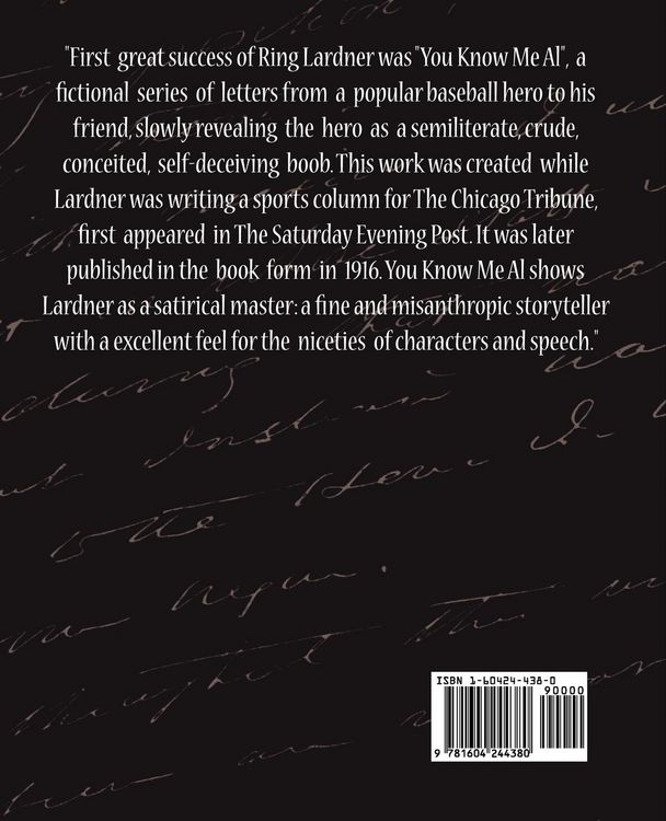 Produktbild: You Know Me Al - Ring Lardner