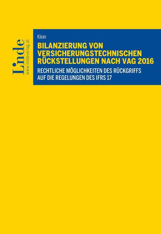 Produktbild: Bilanzierung von versicherungstechnischen R&uuml;ckstellungen nach VAG 2016
