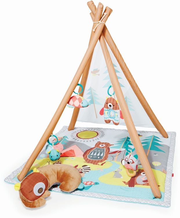 Produktbild: Skip Hop S307900 - Camping Cubs Activity Gym Krabbeldecke, Spielbogen Teepee
