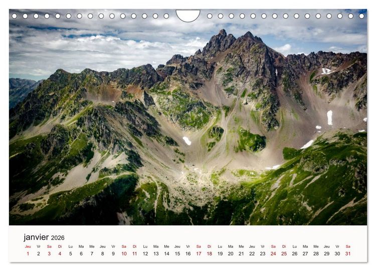 Produktbild: Autour de Grenoble (Calendrier mural 2026 DIN A4 vertical), CALVENDO calendrier mensuel