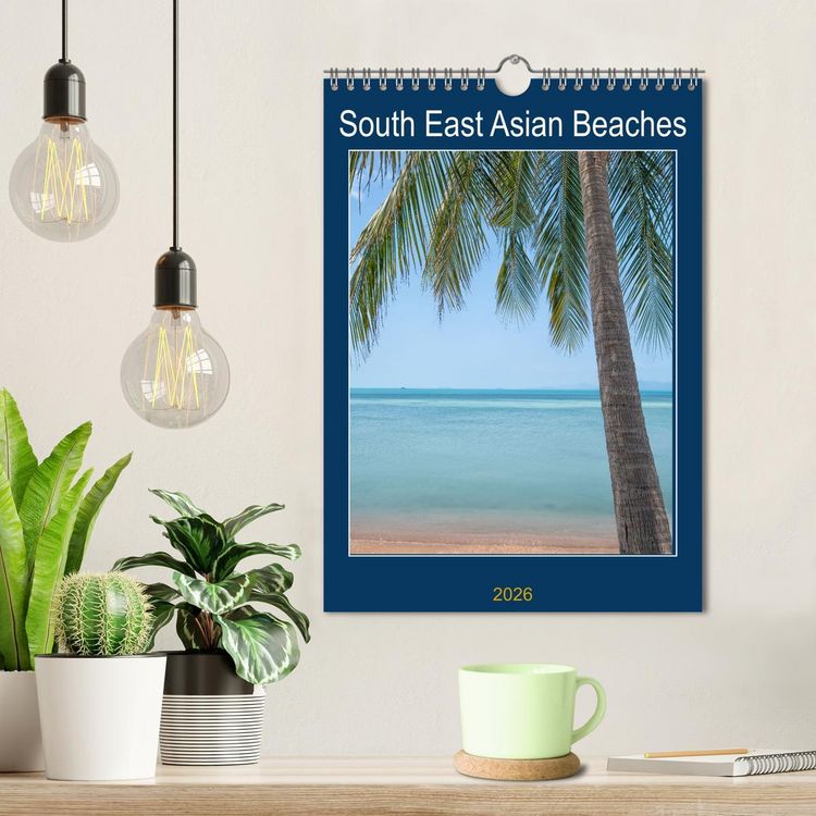 Produktbild: South East Asian Beaches (Wall Calendar 2026 DIN A4 portrait), CALVENDO 12 Month Wall Calendar