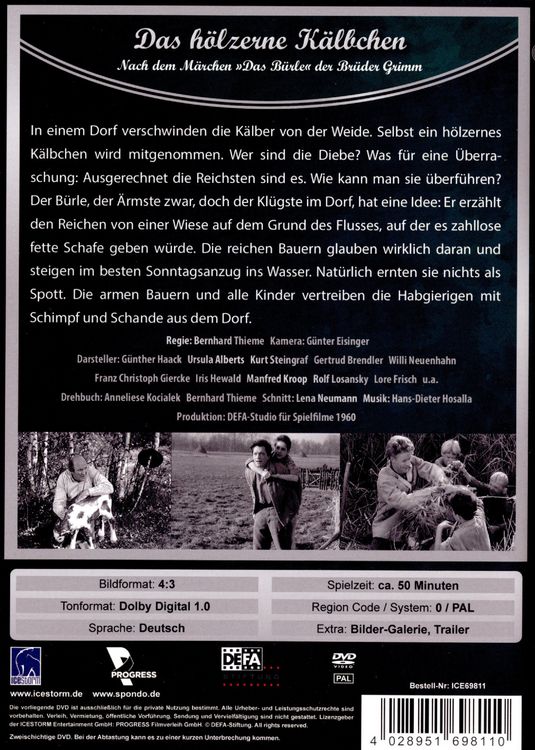 Produktbild: Das h&ouml;lzerne K&auml;lbchen - DEFA