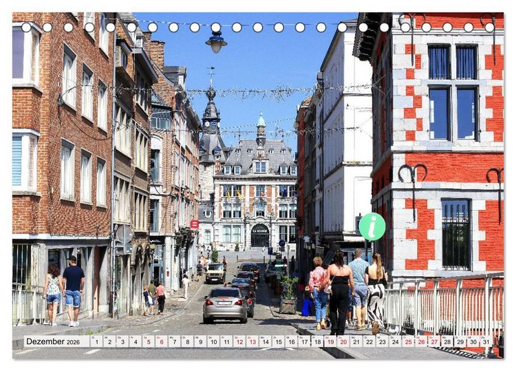 Produktbild: Namur - Hauptstadt der Wallonie (Tischkalender 2026 DIN A5 quer), CALVENDO Monatskalender