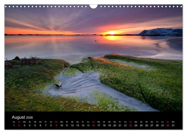 Produktbild: Norwegen (Wandkalender 2026 DIN A3 quer), CALVENDO Monatskalender