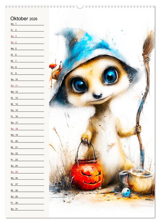 Produktbild: Erdm&auml;nnchen. Kleine Helden des Alltags (Wandkalender 2026 DIN A2 hoch), CALVENDO Monatskalender