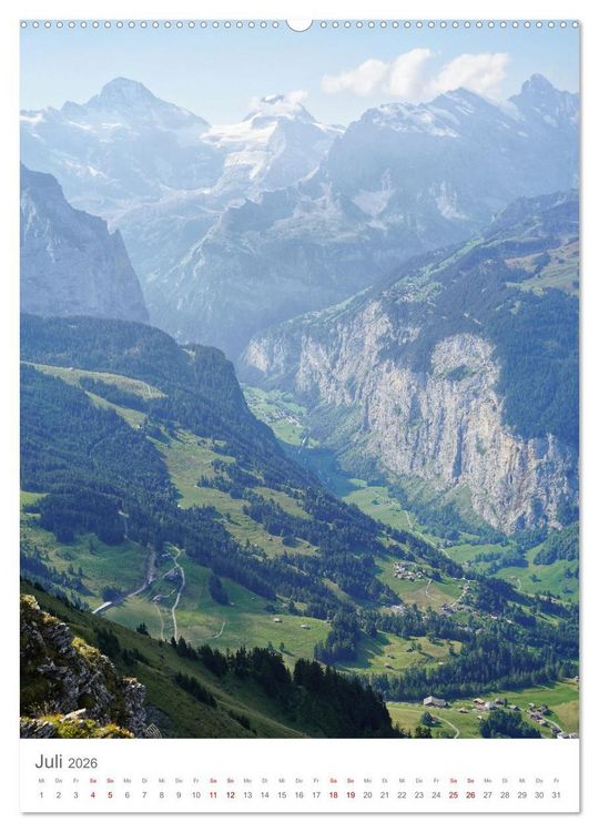 Produktbild: Schweiz (Wandkalender 2026 DIN A2 hoch), CALVENDO Monatskalender