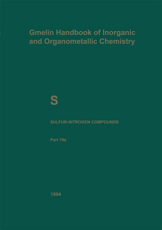 Produktbild: S Sulfur-Nitrogen Compounds
