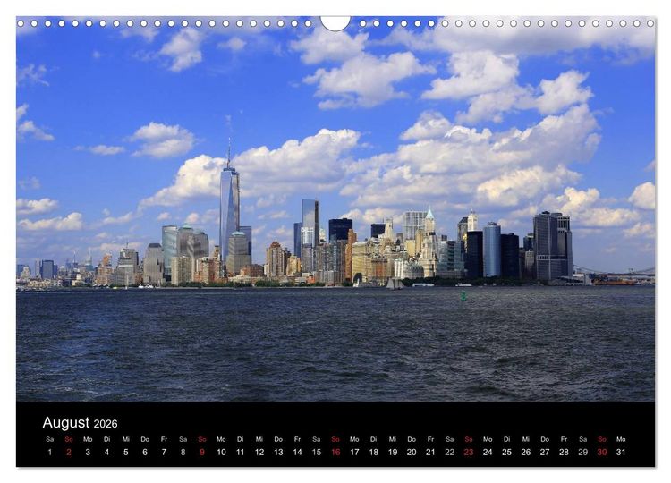 Produktbild: New York City (Wandkalender 2026 DIN A3 quer), CALVENDO Monatskalender