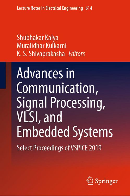 Produktbild: Advances in Communication, Signal Processing, VLSI, and Embedded Systems