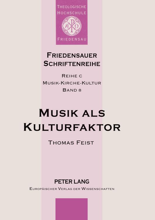 Produktbild: Musik als Kulturfaktor