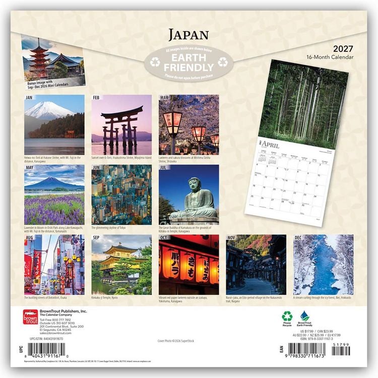 Produktbild: Japan 2027 &ndash; 16-Monatskalender