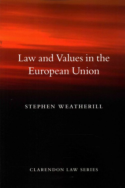 Produktbild: Law and Values in the European Union
