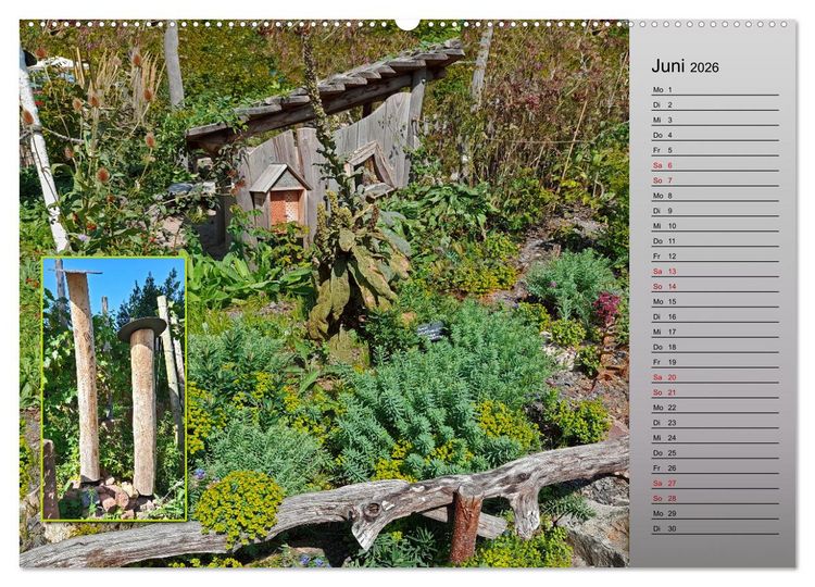 Produktbild: Bl&uuml;hende Gartenparks in Mannheim (hochwertiger Premium Wandkalender 2026 DIN A2 quer), Kunstdruck in Hochglanz