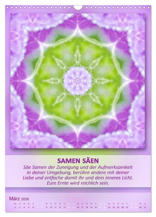Produktbild: Light Energy Mandalas - Kalender - Vol. 2 (Wandkalender 2026 DIN A3 hoch), CALVENDO Monatskalender