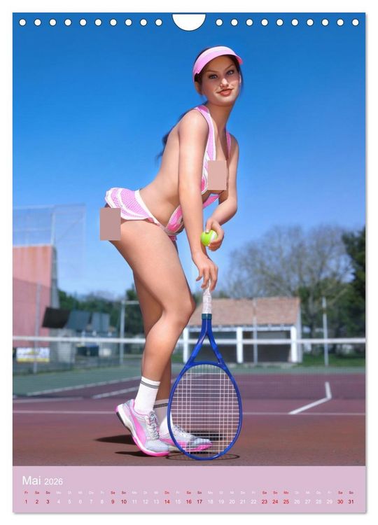 Produktbild: Pin Up Sport (Wandkalender 2026 DIN A4 hoch), CALVENDO Monatskalender
