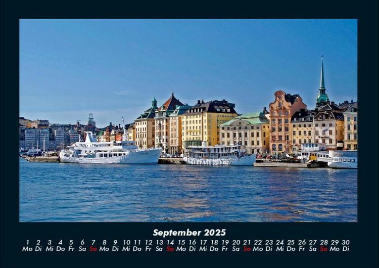 Produktbild: Boote 2025 Fotokalender DIN A4