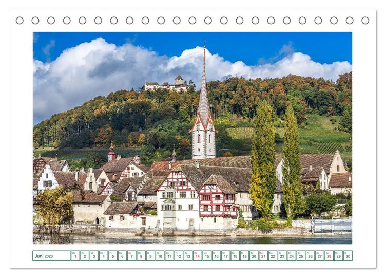 Produktbild: Charmantes Stein am Rhein (Tischkalender 2026 DIN A5 quer), CALVENDO Monatskalender