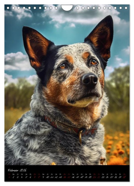 Produktbild: Australian Cattle Dogs (Wandkalender 2026 DIN A4 hoch), CALVENDO Monatskalender