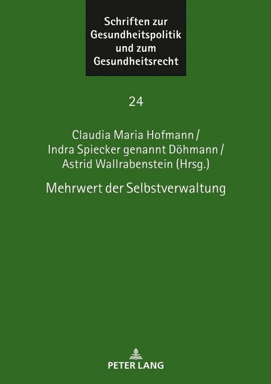 Produktbild: Mehrwert der Selbstverwaltung