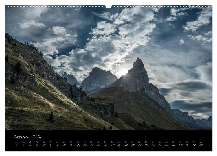 Produktbild: Dolomiten (Wandkalender 2026 DIN A2 quer), CALVENDO Monatskalender