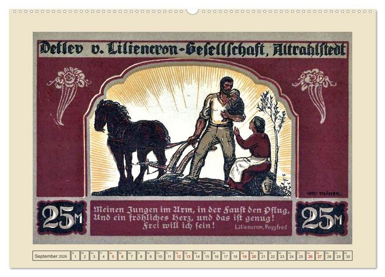 Produktbild: Gru&szlig; aus Alt-Rahlstedt (hochwertiger Premium Wandkalender 2026 DIN A2 quer), Kunstdruck in Hochglanz