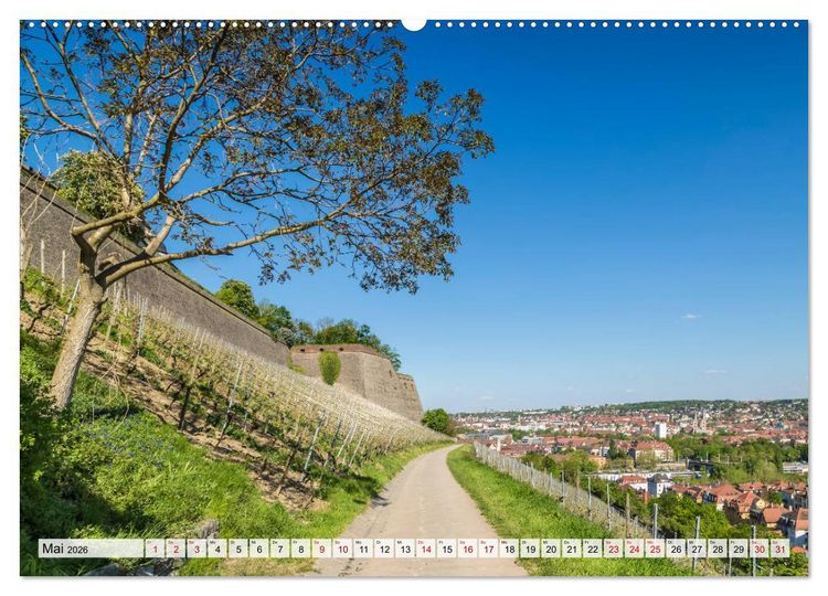 Produktbild: W&Uuml;RZBURG Historisches Stadtherz (hochwertiger Premium Wandkalender 2026 DIN A2 quer), Kunstdruck in Hochglanz