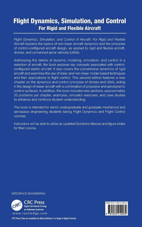 Produktbild: Flight Dynamics, Simulation, and Control