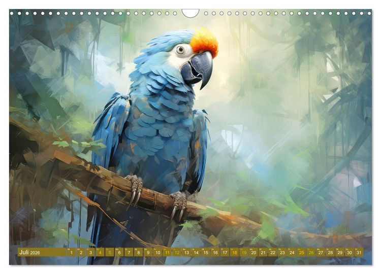 Produktbild: Dschungel Faszination (Wandkalender 2026 DIN A3 quer), CALVENDO Monatskalender