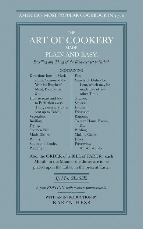 Produktbild: The Art of Cookery Made Plain and Easy