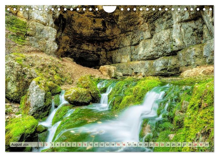Produktbild: Faszinierende Karstquellen auf der Schw&auml;bischen Alb (Wandkalender 2026 DIN A4 quer), CALVENDO Monatskalender