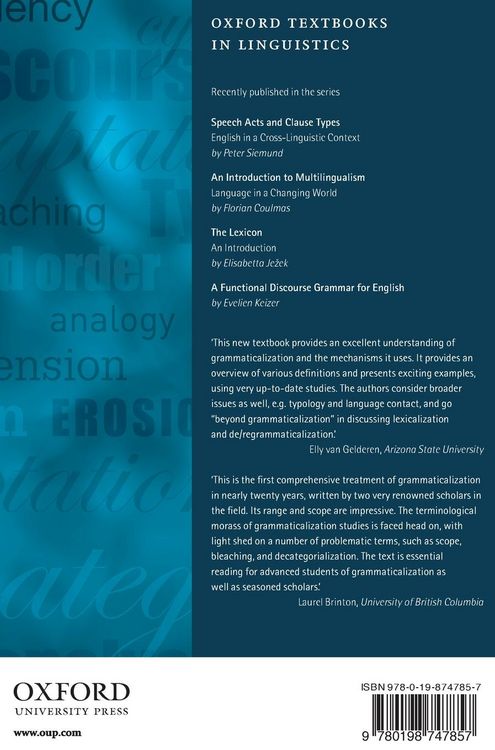 Produktbild: Grammaticalization Otl P