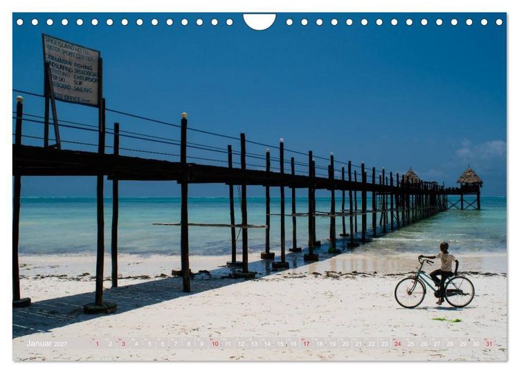 Produktbild: Sansibar - Impressionen von Rolf Dietz (Wandkalender 2027 DIN A4 quer), CALVENDO Monatskalender