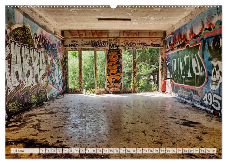 Produktbild: Lost Places Kalender - Daylight (Wandkalender 2026 DIN A2 quer), CALVENDO Monatskalender