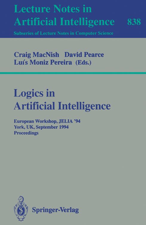 Produktbild: Logics in Artificial Intelligence
