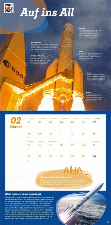 Produktbild: WAS IST WAS Entdecke das Weltall Broschurkalender 2027