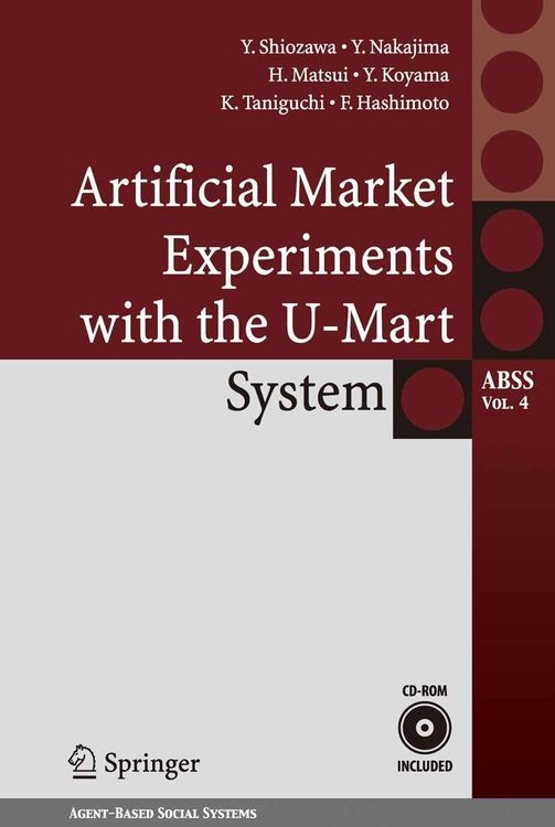 Produktbild: Artificial Market Experiments with the U-Mart System