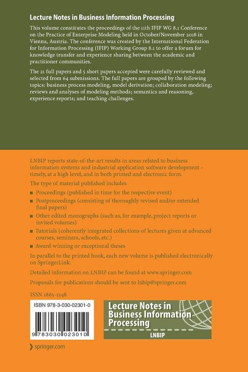 Produktbild: The Practice of Enterprise Modeling