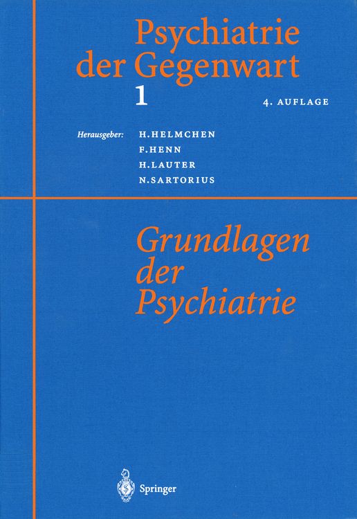 Produktbild: Psychiatrie der Gegenwart 1
