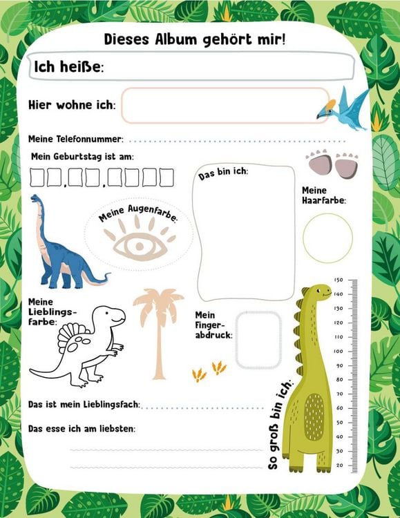 Produktbild: Kritzel-Kratzel-Buch Meine Schulfreunde (Dinos)